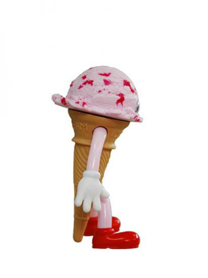 Double Strawberry Ice Cream Flavors Sofubi by Dune *Tokyo Treasures* - Mindzai  - 1
