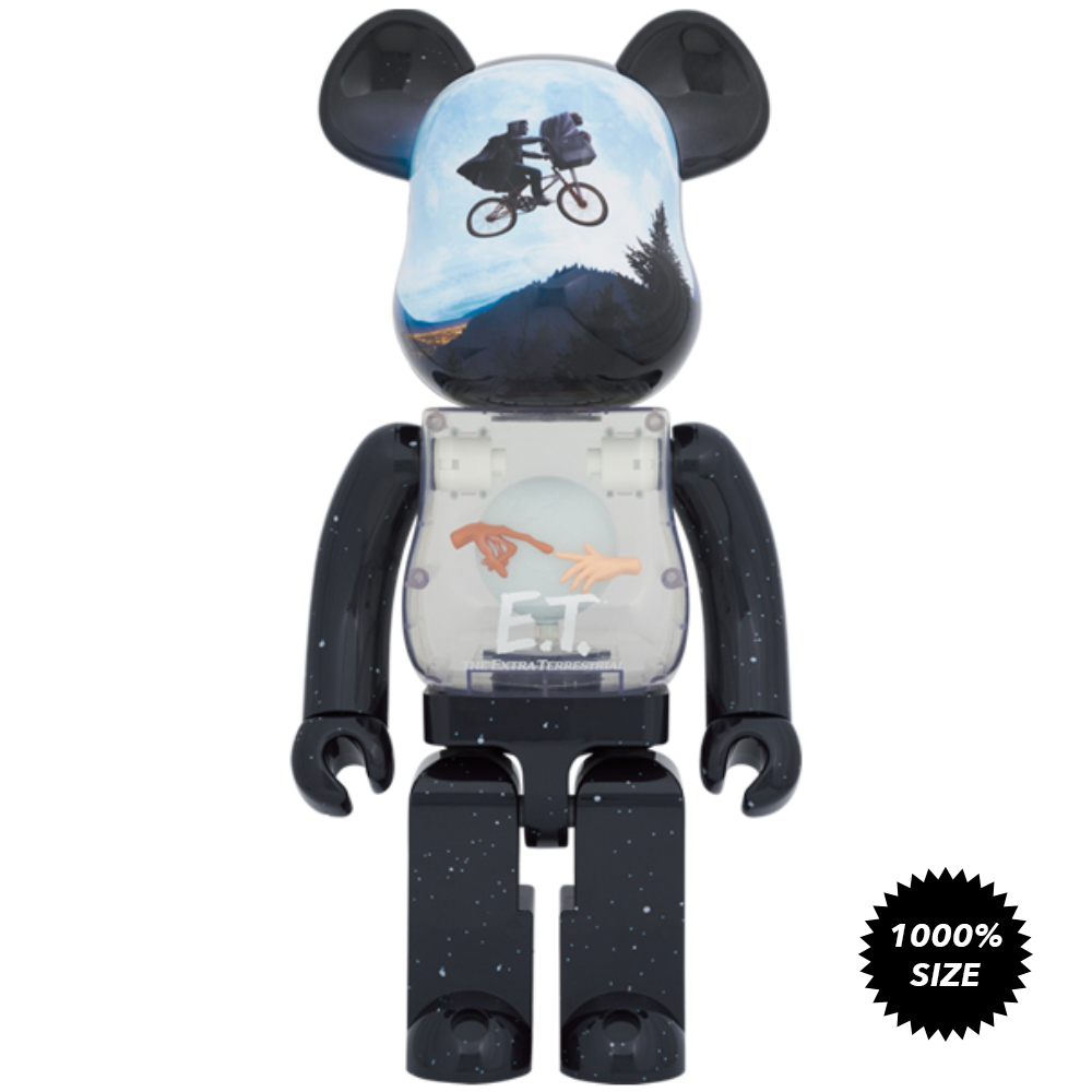 *Pre-order* E.T. (Light Up Ver.) 1000% Bearbrick by Medicom Toy