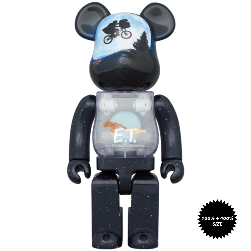 BE@RBRICK E.T. LIGHT UP Ver. 100％ & 400％-