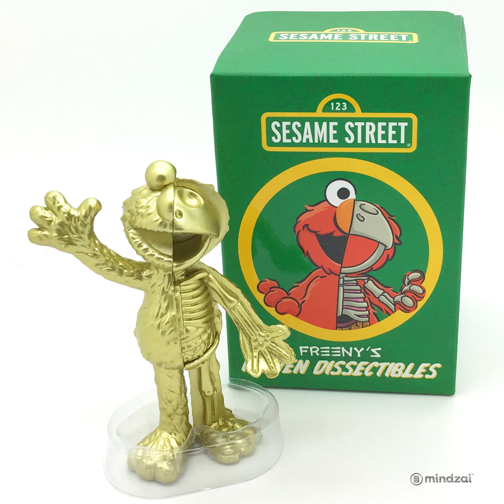 Hidden Dissectables Sesame Street by Jason Freeny x Mighty Jaxx - Elmo Gold [Secret]