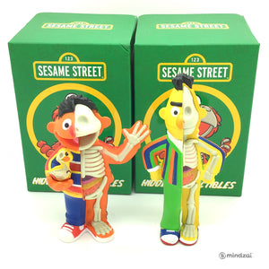Hidden Dissectables Sesame Street by Jason Freeny x Mighty Jaxx - Ernie and Bert Set of 2