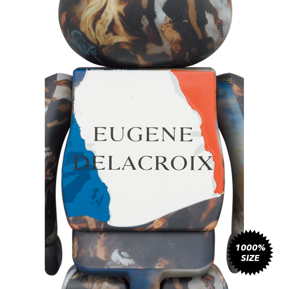 Eugène Delacroix "Liberty Leading the People" 1000% Bearbrick by Medicom Toy