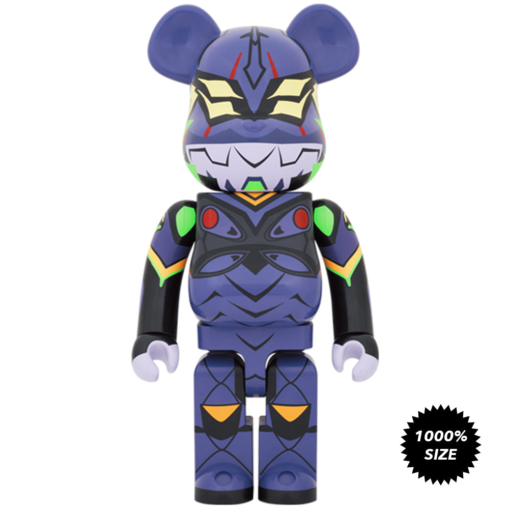 Evangelion Eva Unit 13 (New Paint Ver.) 1000% Bearbrick by Medicom Toy