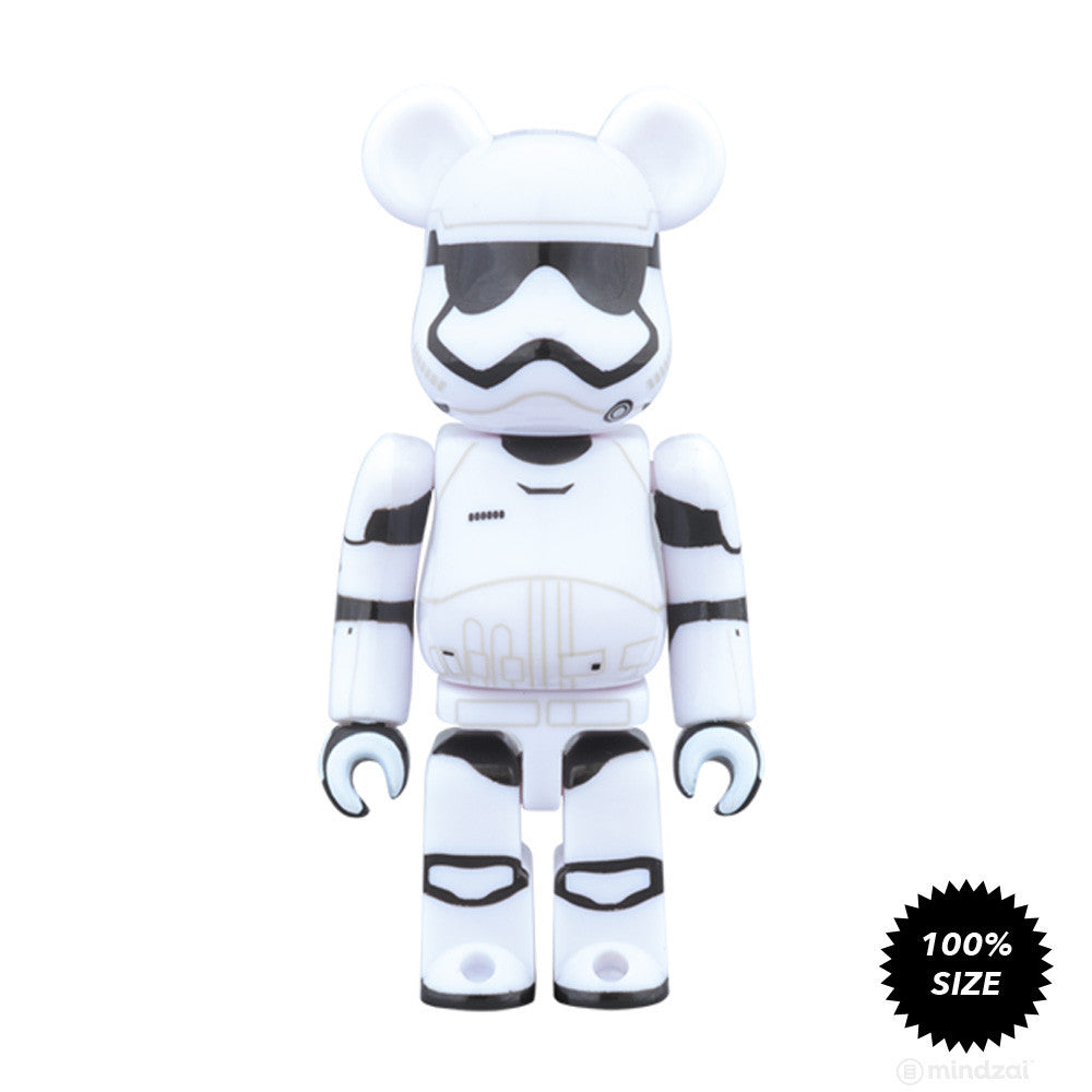 First Order Stormtrooper Bearbrick 100% by Medicom Toy x Star Wars