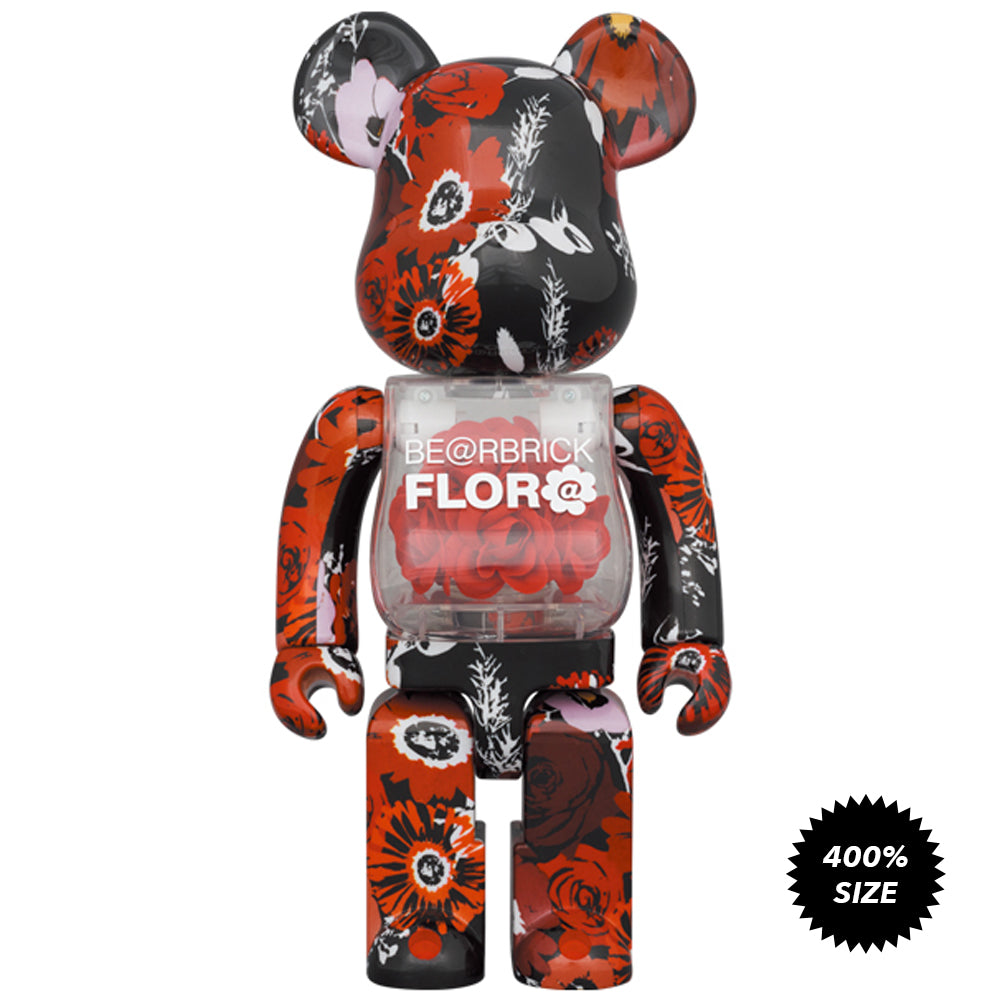 Flora 400% Bearbrick by Mames x Medicom Toy