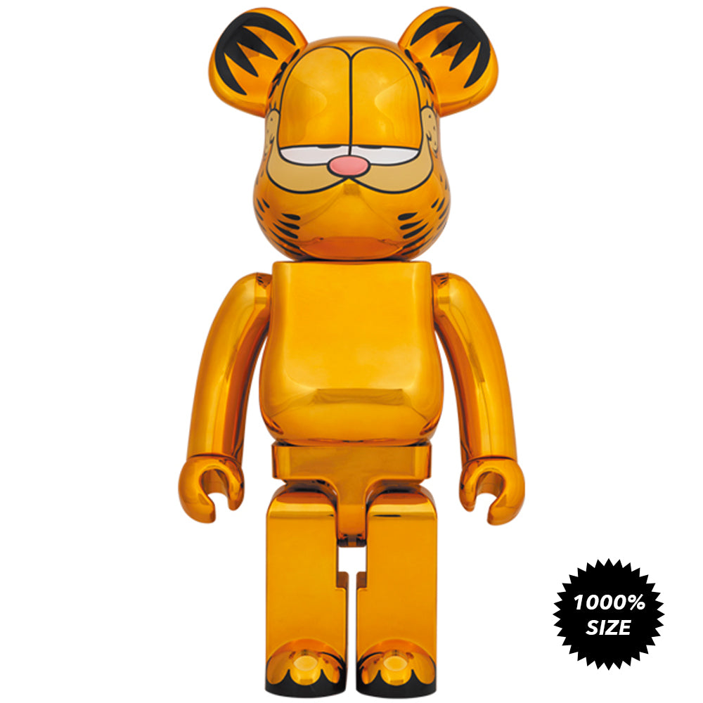 MEDICOM TOY - BE@RBRICK MEDICOM GOLD CHROME Ver. 1000％ Garfield (Gold Chrome Ver.) 1000% Bearbrick by Medicom Toy