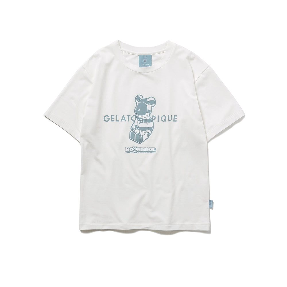 Gelato Pique x Bearbrick T-Shirt [White] by Medicom Toy