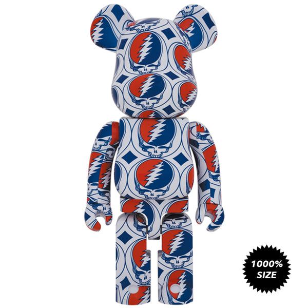 Bearbrick GRATEFUL DEAD 1000％ Grateful Dead (Steal Your Face) 1000% Bearbrick by Medicom