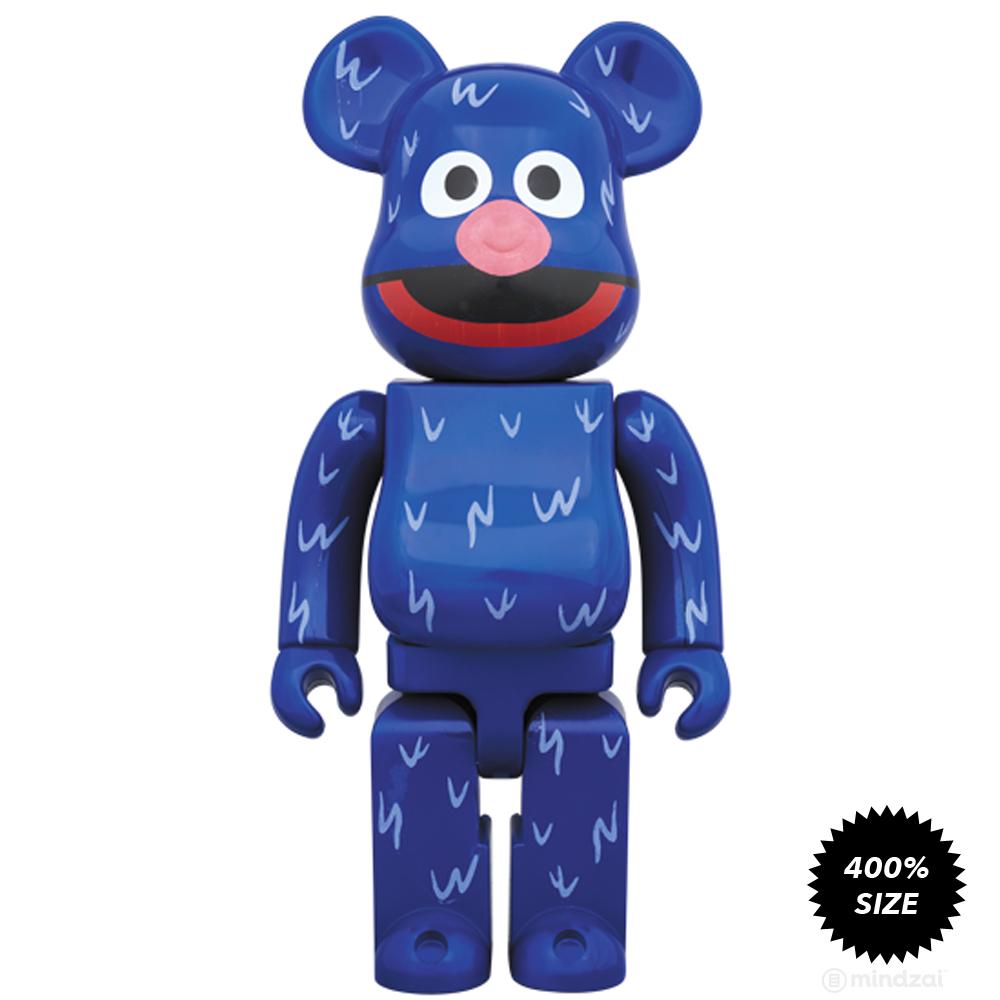 Sesame Street Grover 400% Bearbrick by Medicom Toy