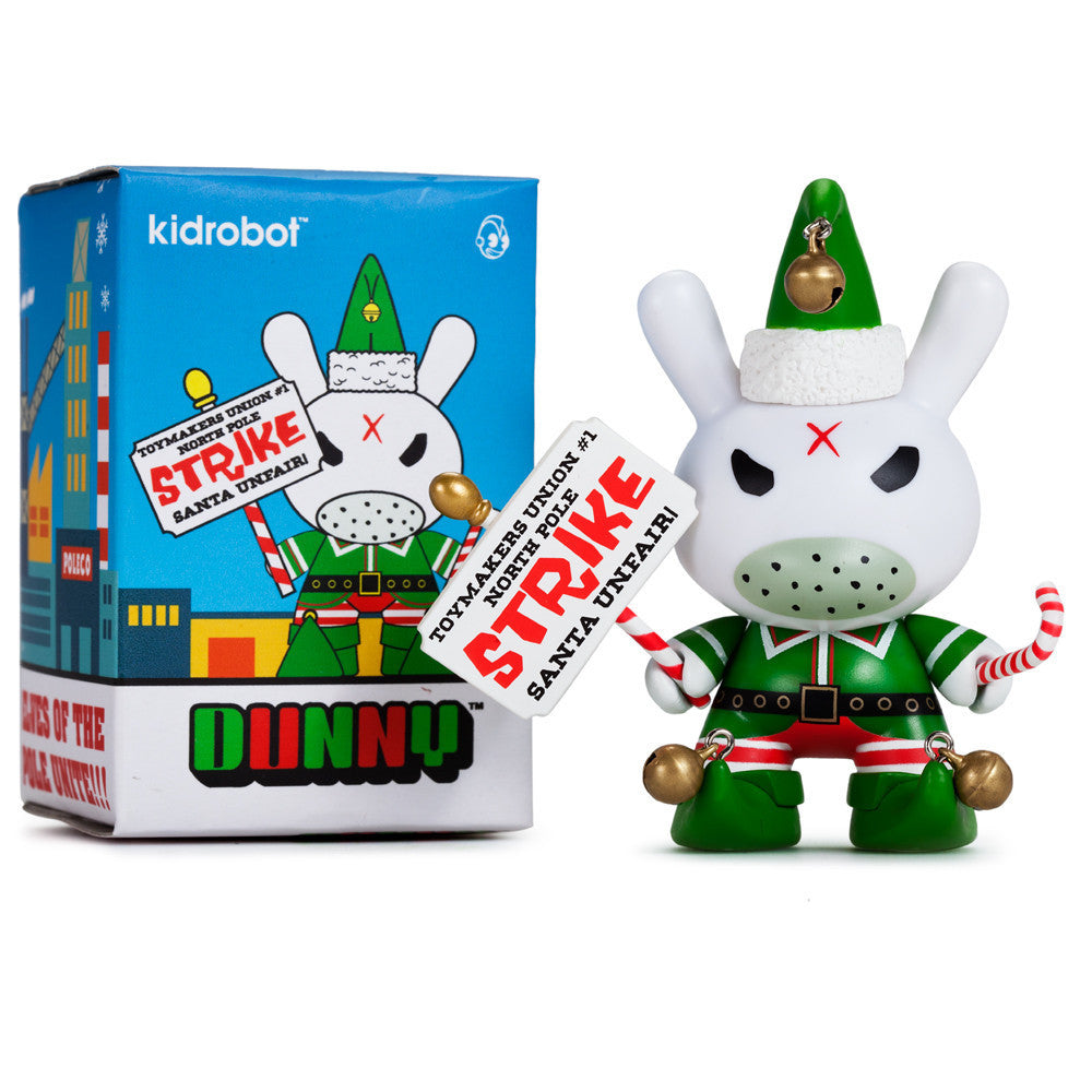 Grumpy Elf 3" Dunny by Frank Kozik x Kidrobot - Mindzai  - 1