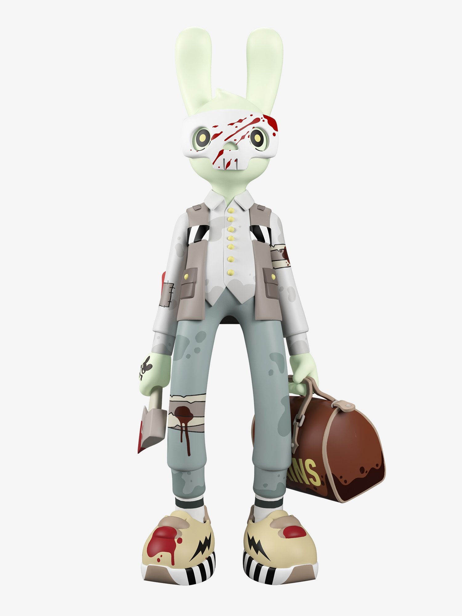 Superplastic x Guggimon “WORK & SLAY” Glow Edition 12-INCH Art Toy Figure