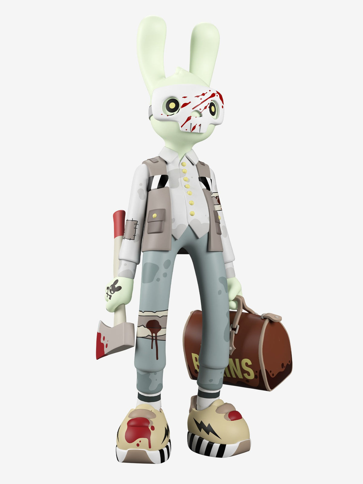 Superplastic x Guggimon “WORK &amp; SLAY” Glow Edition 12-INCH Art Toy Figure