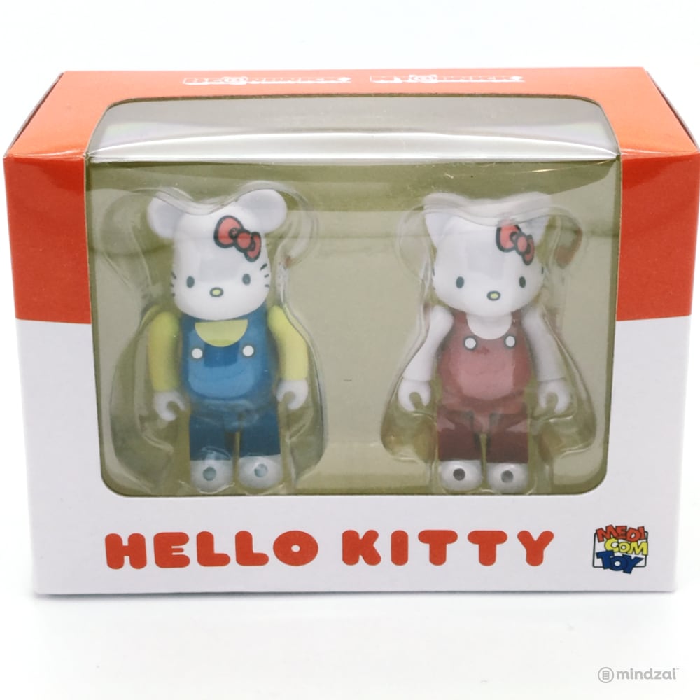 Hello Kitty Bearbrick and Nyabrick 100% Figure 2-Pack Set by Medicom Toy