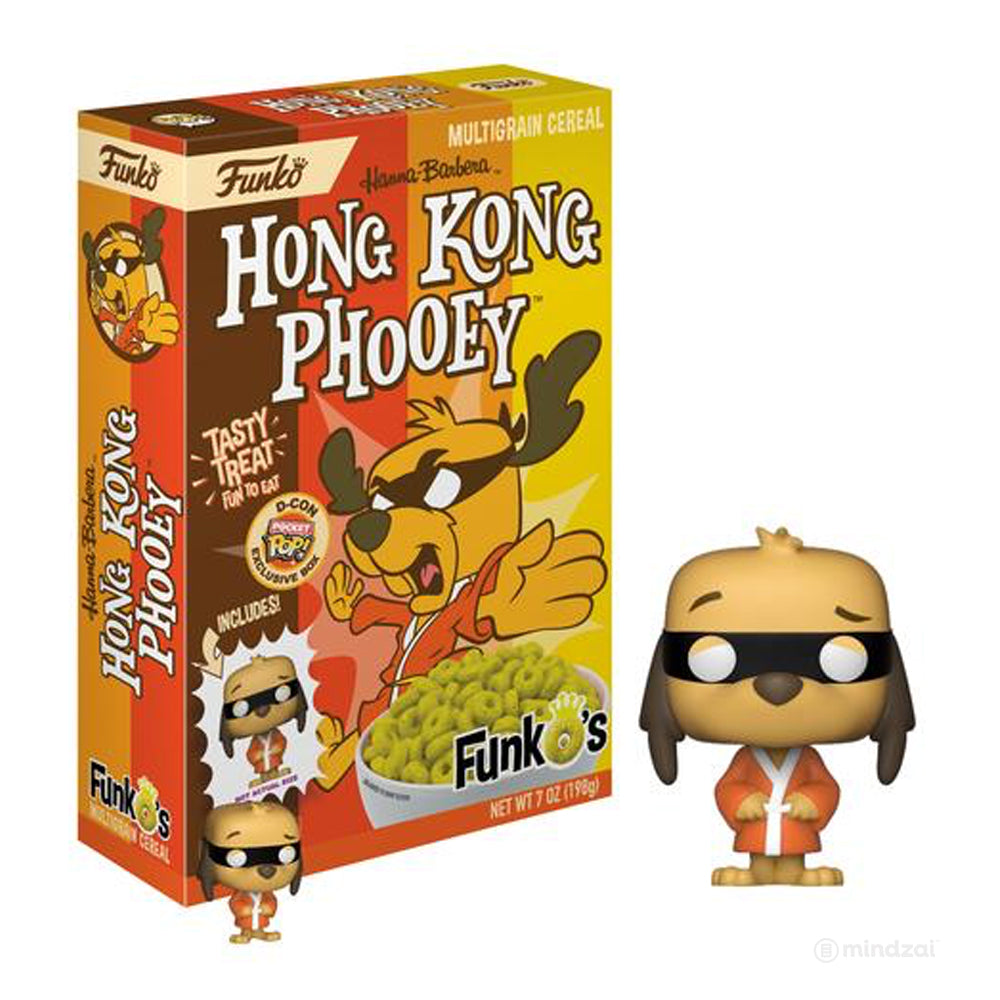 Funko's Cereal with Hong Kong Phooey Pocket POP! Designer Con ( DCON ) Exclusive