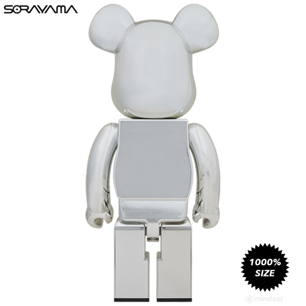 Sorayama Sexy Robot Chrome Silver 1000% Bearbrick by