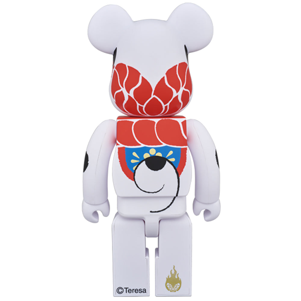 Inu Harigon (White Ver.) 400% Bearbrick by Teresa Chiba x Medicom Toy