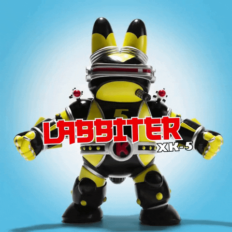 Labbiter XK-5 Wasp Edition by Frank Kozik x Kidrobot