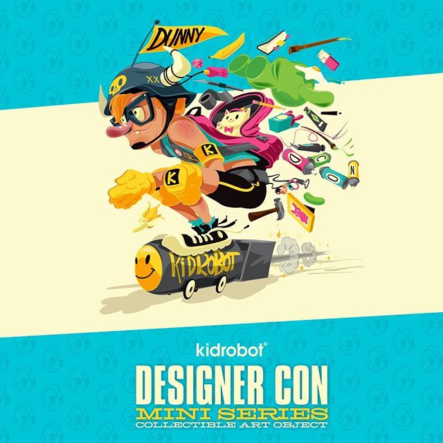 DCON Designer Con x Kidrobot Dunny Art Toy Figure Blind Box Series