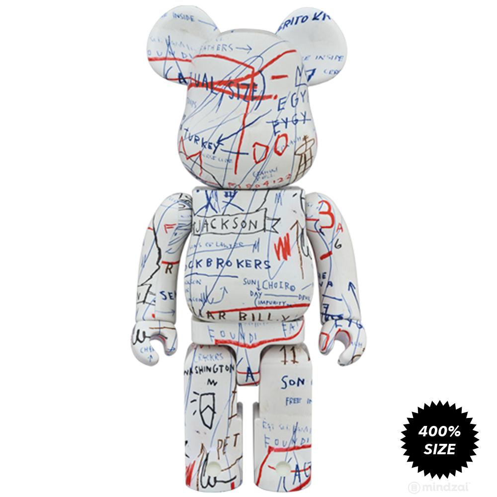 Jean-Michel Basquiat #2 100% + 400% Bearbrick Set by Medicom Toy