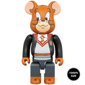 Tom & Jerry: Jerry in Hogwarts House Robes 1000% Bearbrick by Medicom Toy