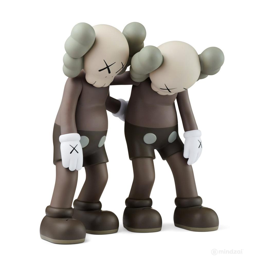 KAWS ALONG THE WAY BROWN MEDICOM TOY 白 - フィギュア