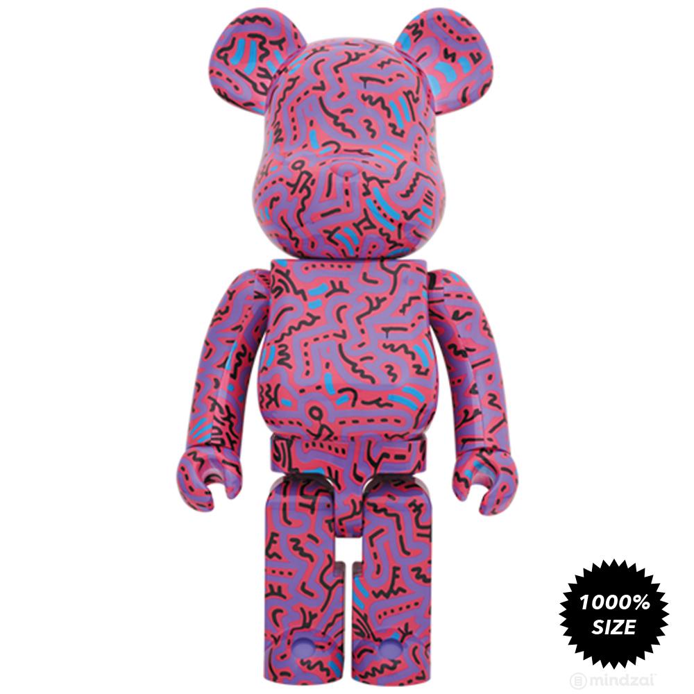 Keith Haring #2 1000% Bearbrick by Medicom Toy