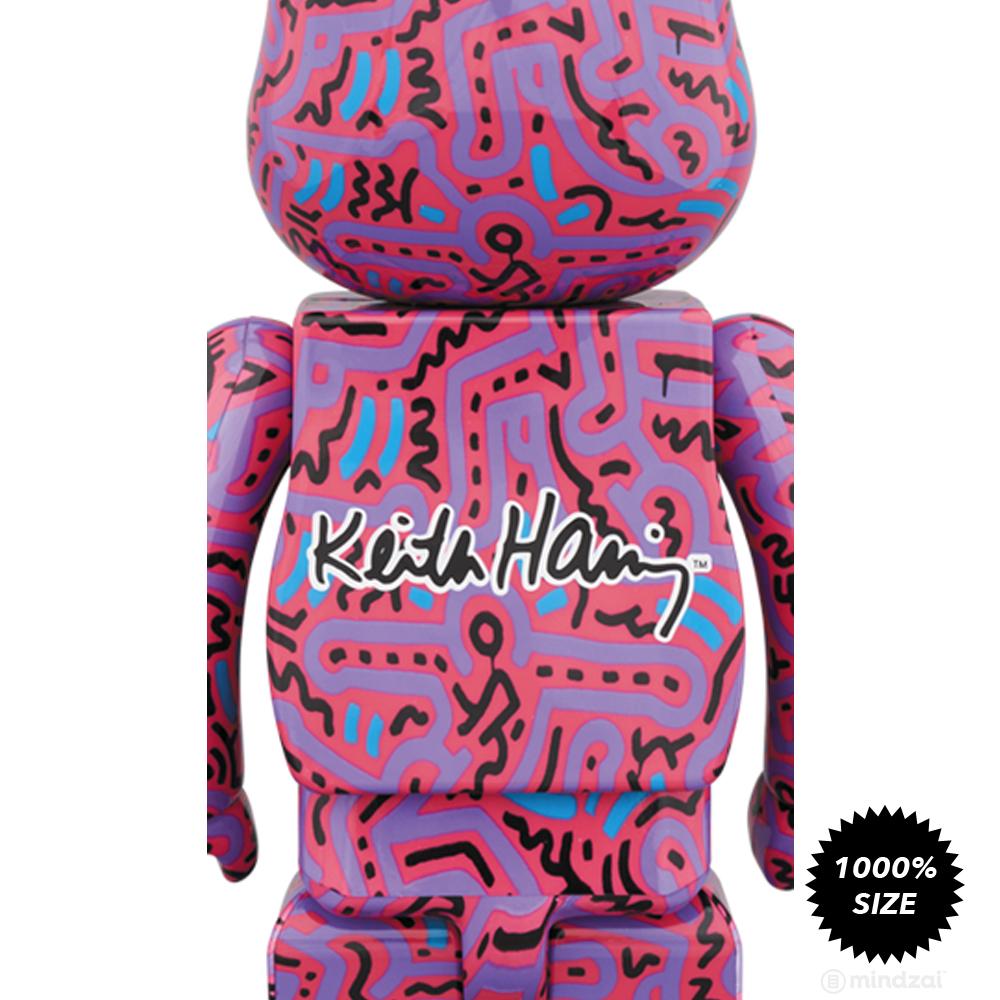 Keith Haring #2 1000% Bearbrick by Medicom Toy