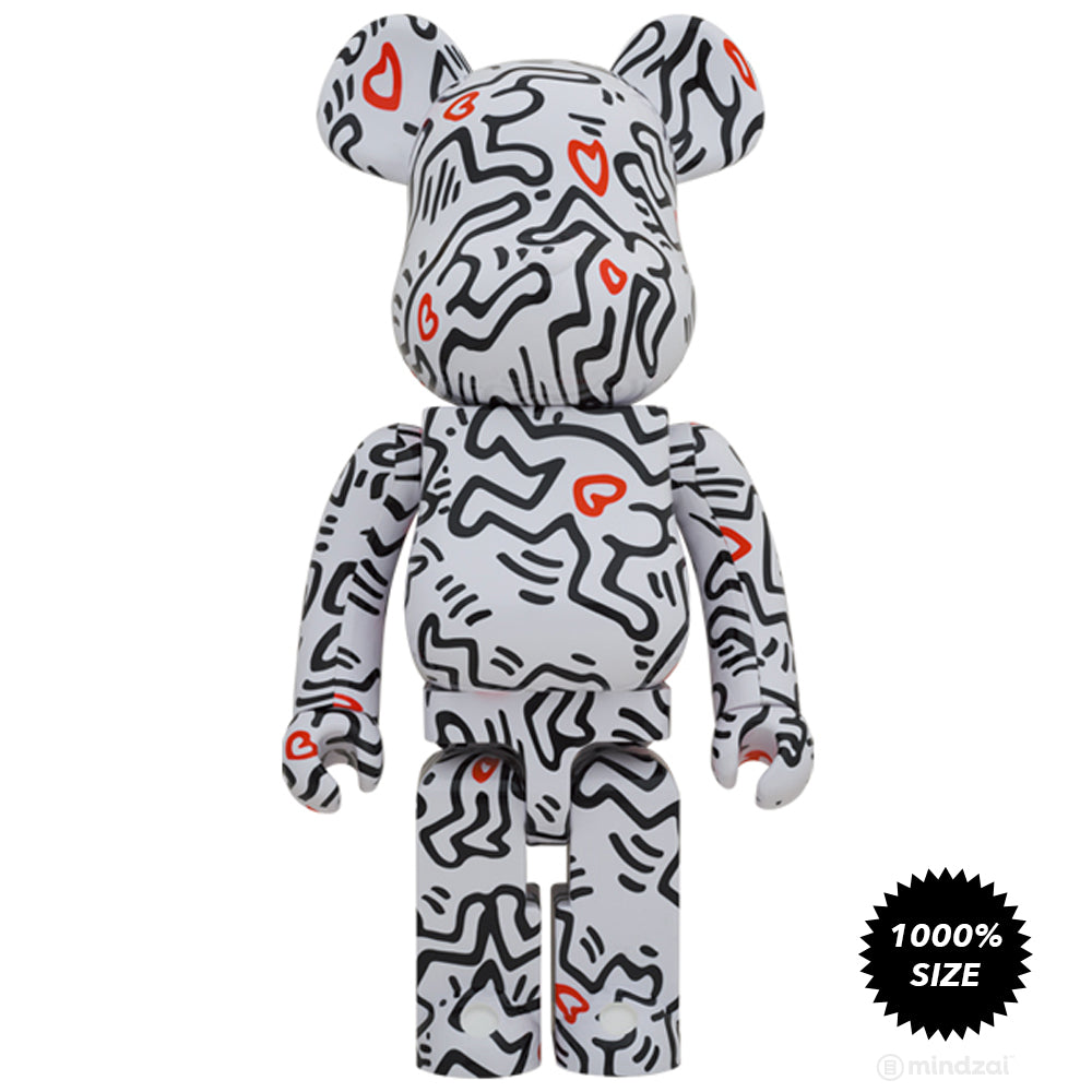 Keith Haring #8 1000% Bearbrick by Medicom Toy