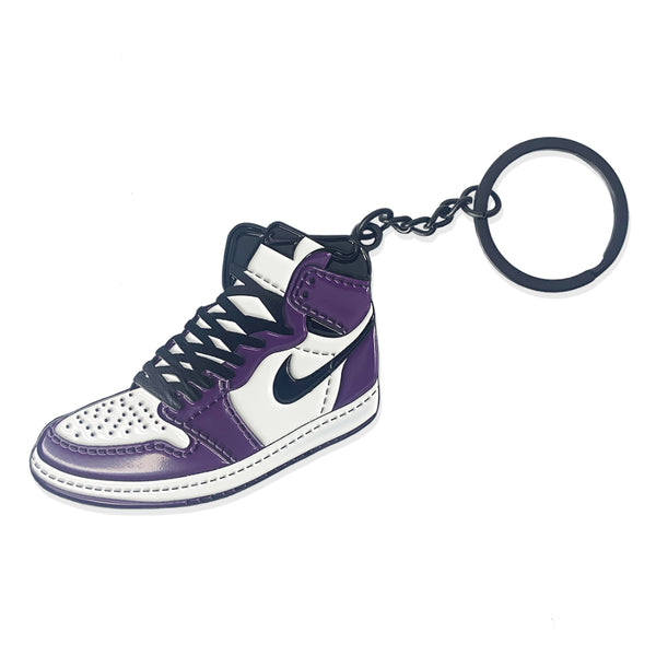 Jordan 1 Court Purple Keychain by Shoobox - Mindzai Toy Shop