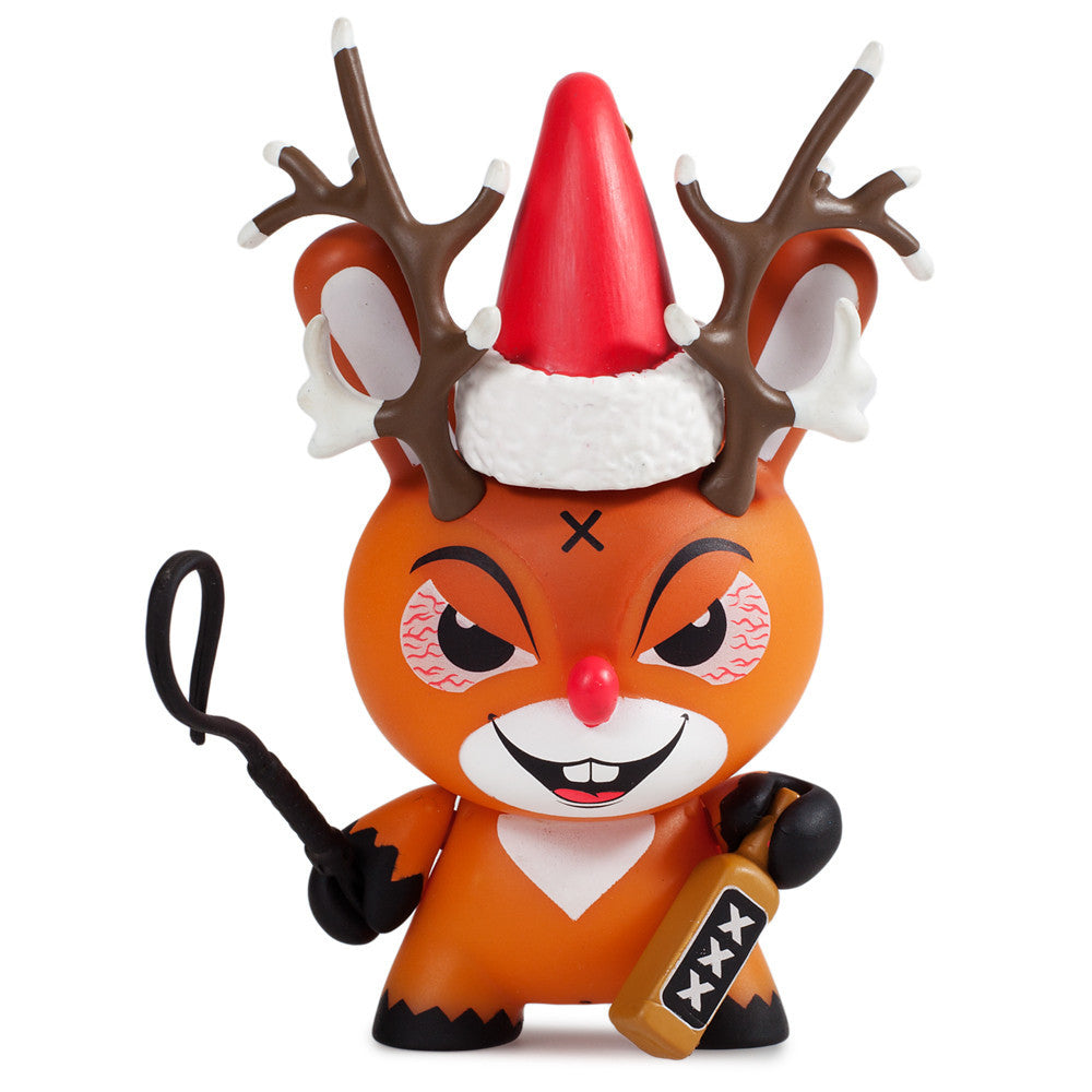 Rise of Rudolph Christmas Dunny by Kozik x Kidrobot - Mindzai  - 1