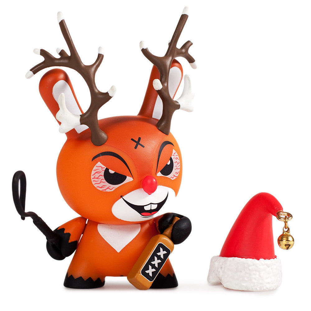 Rise of Rudolph Christmas Dunny by Kozik x Kidrobot - Mindzai  - 4