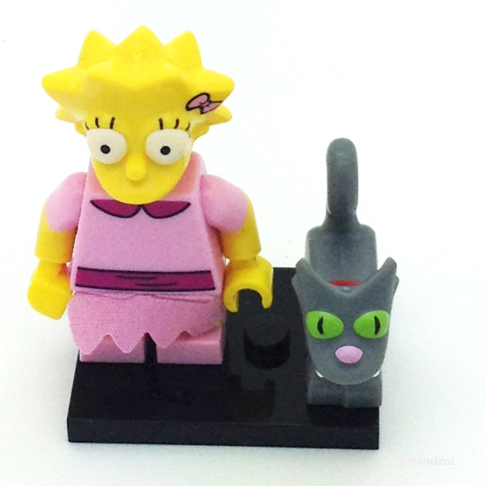 Lego Mini Figure Simpson Series 2 - Lisa Simpsons and Snowball Cat