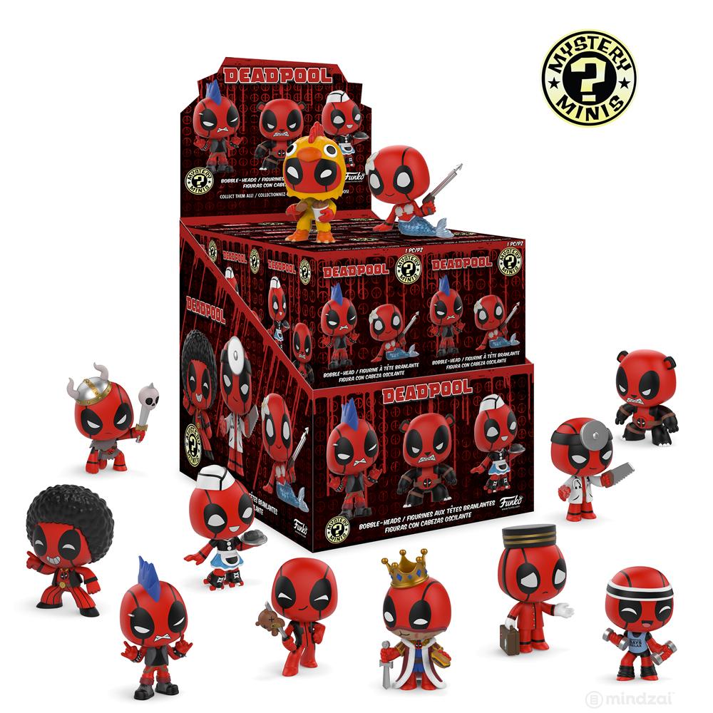 Deadpool Bobble-Head Mystery Minis Blind Box by Funko x Marvel
