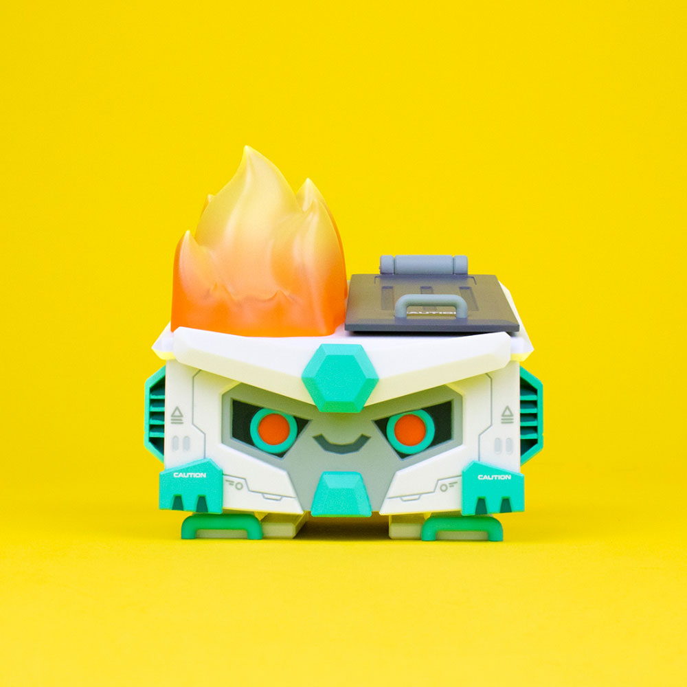 Mecha Dumpster Fire DF-79 Vinyl Figure by 100% Soft