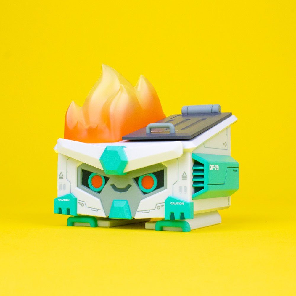 Mecha Dumpster Fire DF-79 Vinyl Figure by 100% Soft