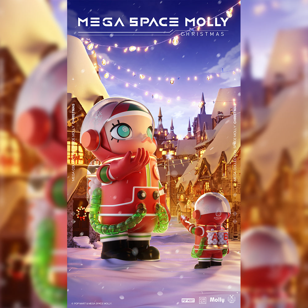 MEGA SPACE MOLLY 400% Christmas Edition Art Toy