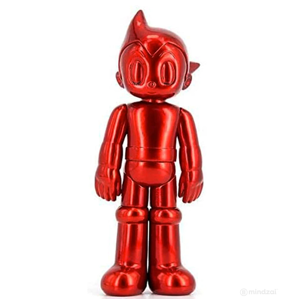 Astro Boy Metallic Red Closed Eyes Edition Figure by ToyQube x Tezuka Productions