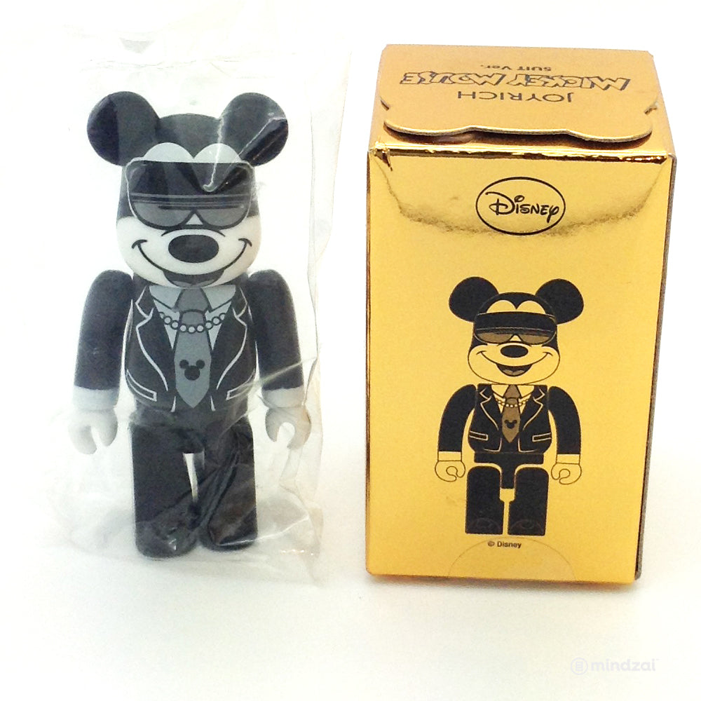 Disney Mickey Mouse x Joyrich Bearbrick - Suit Version by Medicom Toy 100% Size