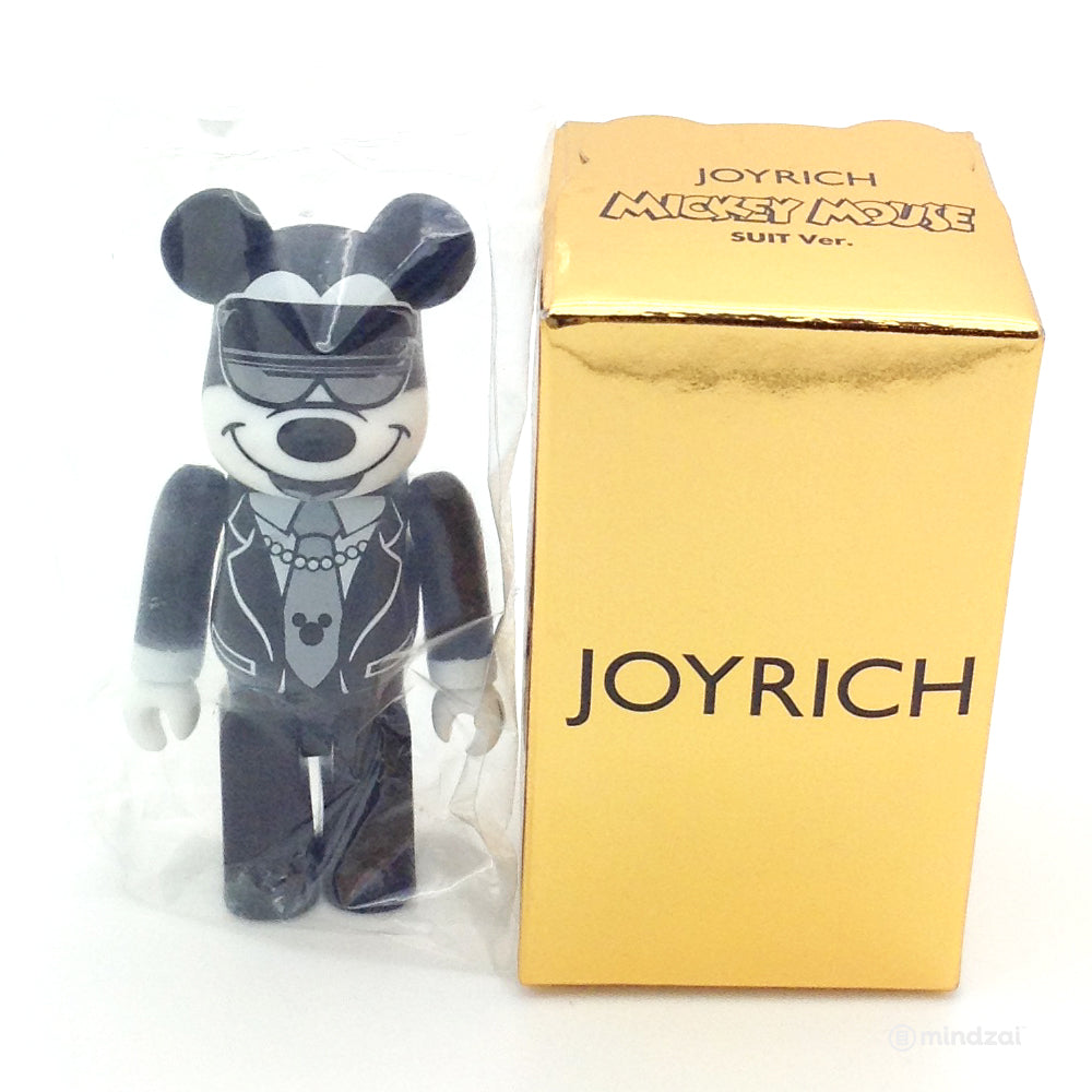 Disney Mickey Mouse x Joyrich Bearbrick - Suit Version by Medicom Toy 100% Size