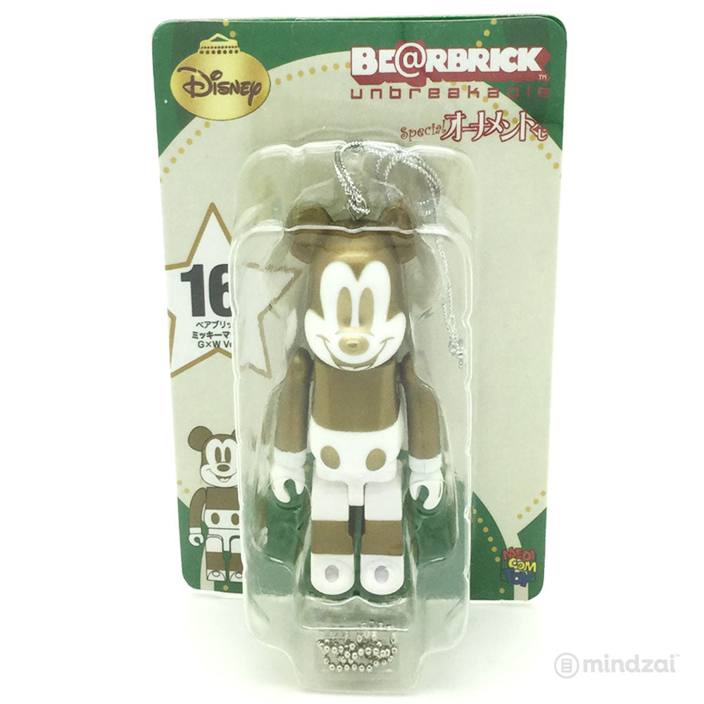 Disney Bearbrick Unbreakable Happy Kuji #16 - Mickey Mouse G+W Version 100% Bearbrick