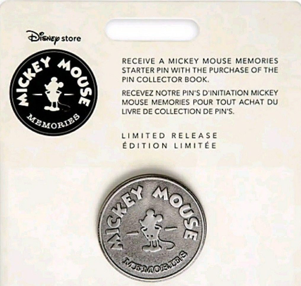 Mickey Mouse Memories Pin Collector's Album with Starter Mickey Memories Pin