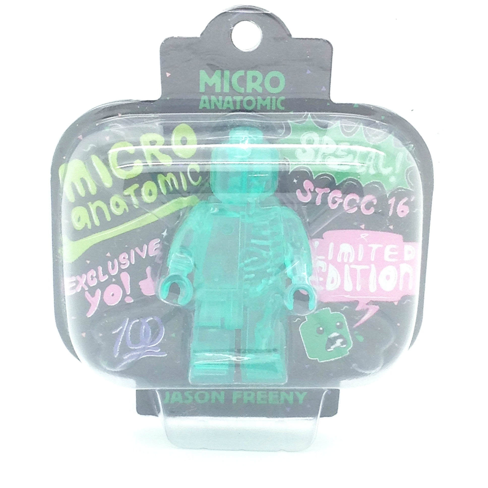 Micro Anatomic Green Figure by Jason Freeny STGCC 2016 Edition