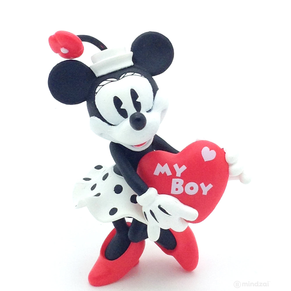 Disney Mini Figure World Series 2 Blind Box - Minnie Mouse with My Boy Heart Sign