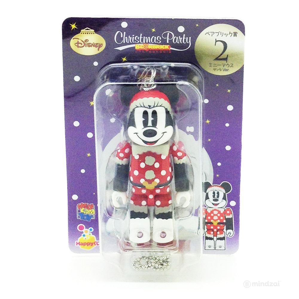 Disney Bearbrick Unbreakable - Happy Kuji # 2 - Minnie Mouse Santa Version 100% Size