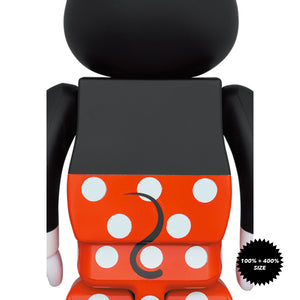 Minnie Mouse 100% + 400% Bearbrick Set by Medicom Toy