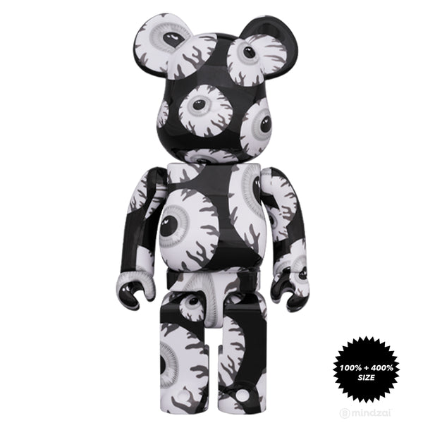 MEDICOM TOY - BE@RBRICK × Mishka BE@RBRICK Mishka mono Mishka Monochromatic Be@rbrick 100% / 400% Set by Medicom