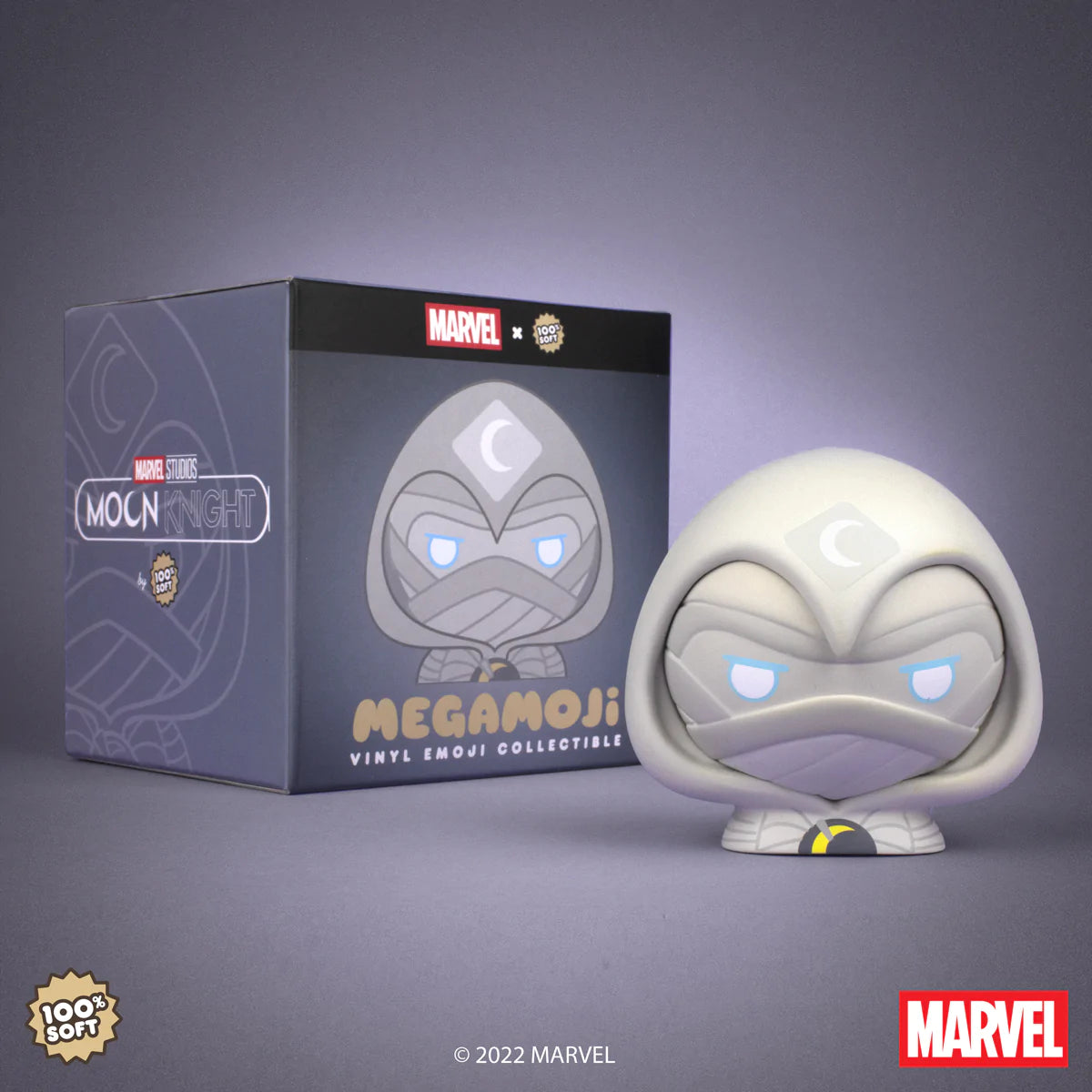 Moon Knight MEGAMOJI Vinyl Bust by 100% Soft