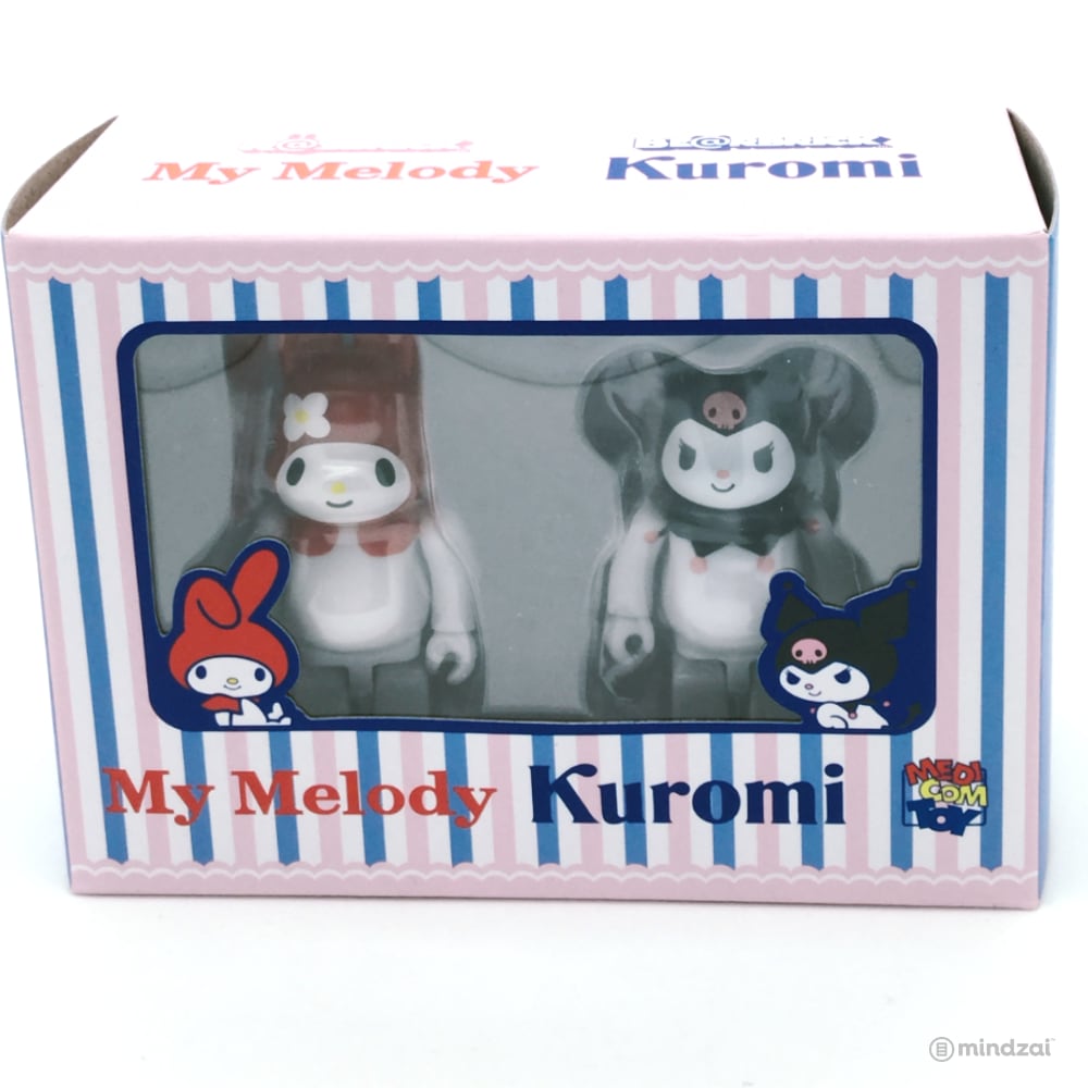 My Melody Rabbrick and Kurmoi Bearbrick 100% Figure 2-Pack by Medicom Toy