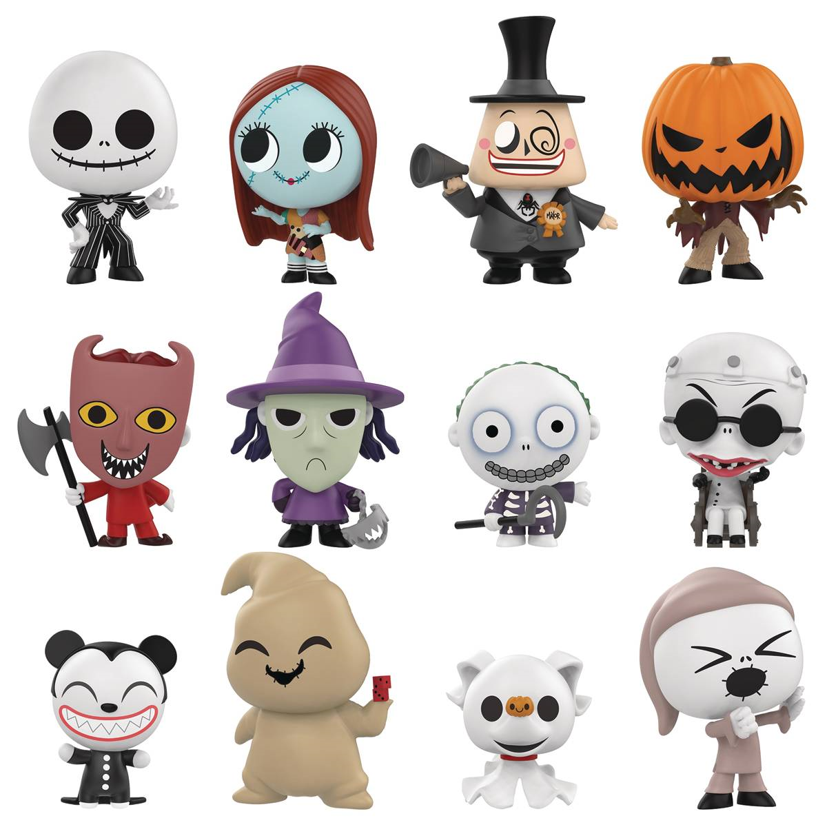 The Nightmare Before Christmas Disney Mystery Minis by Funko