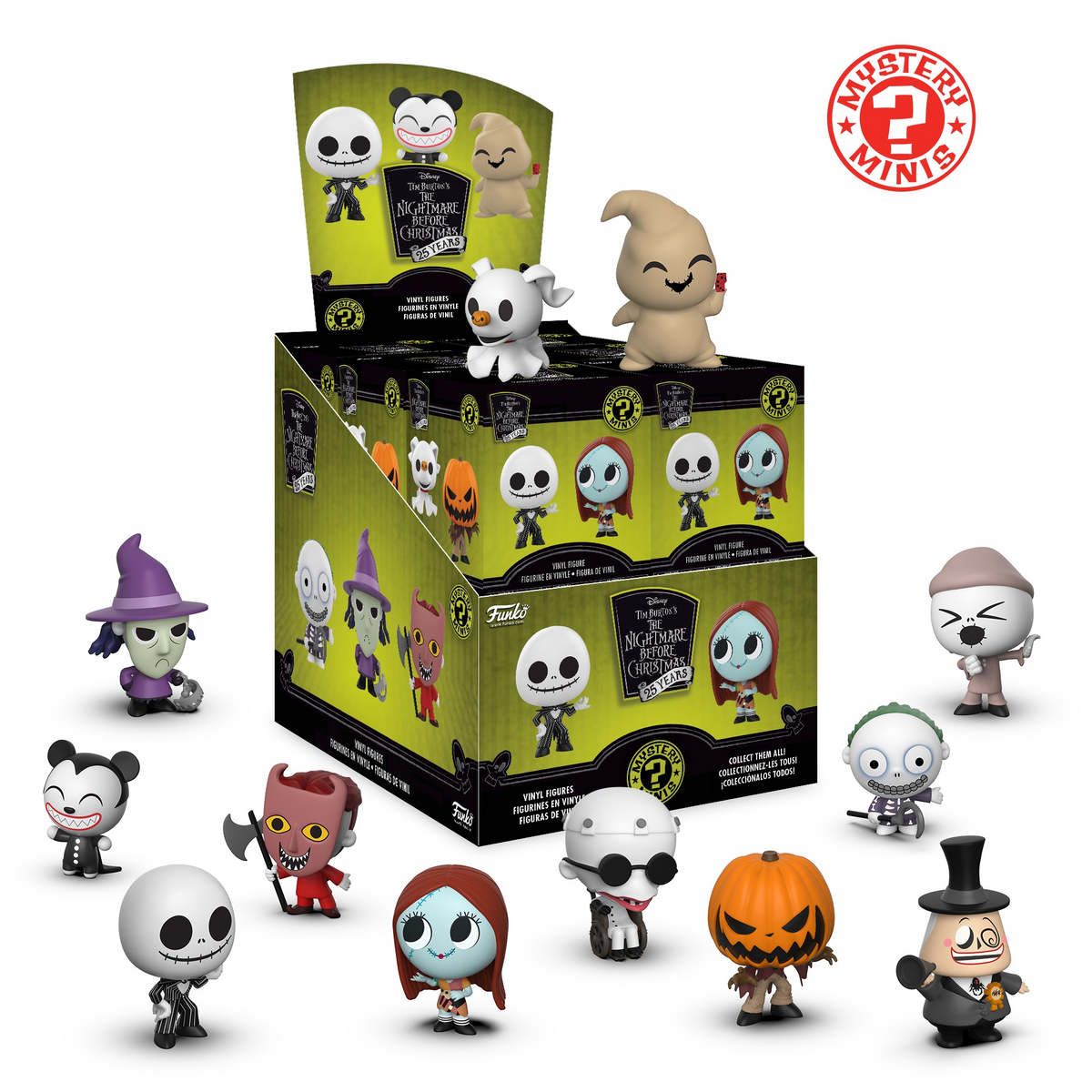 The Nightmare Before Christmas Disney Mystery Minis by Funko